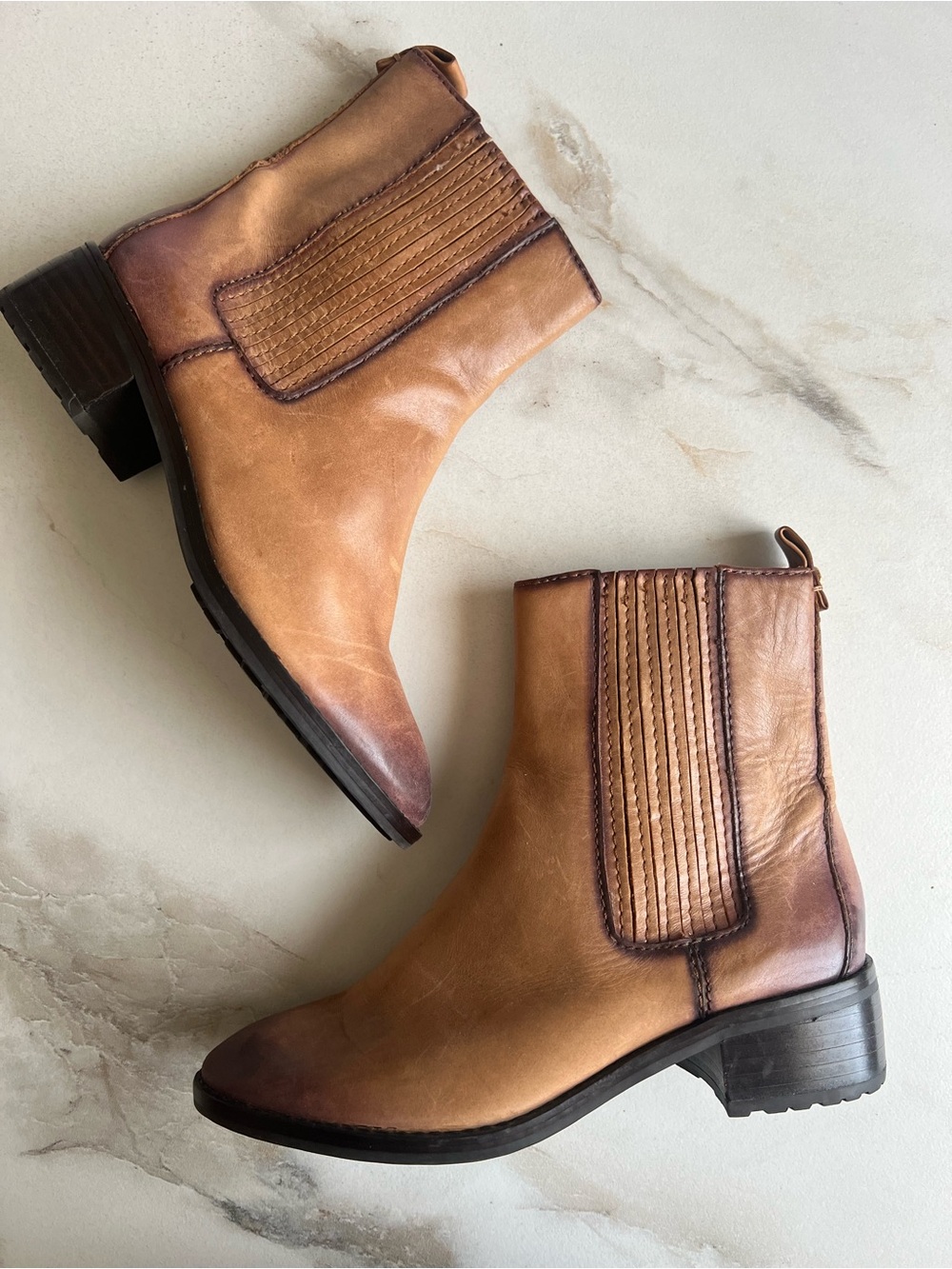 Michael kors leather ankle boots